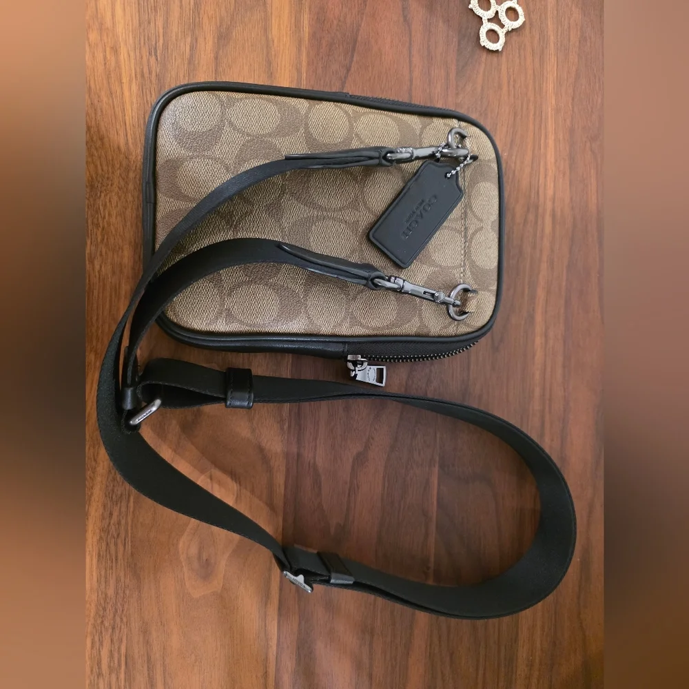 Coach ADEN crossbody Bag In Signature Canvas - Picture 8 of 12